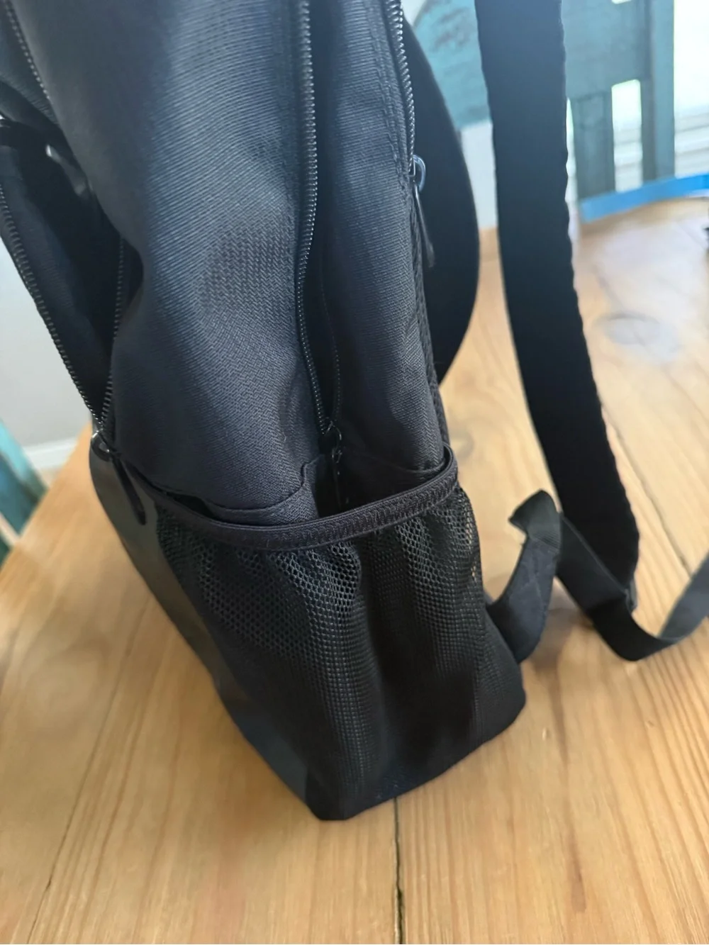 Nike Black Backpack with White Swoosh